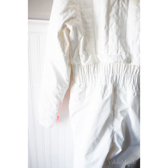 Free People Movement All Prepped Ski Suit White XL MISSING HOOD - Picture 5 of 7